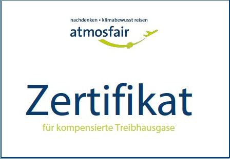 Zertifikat einer Kompensationszahlung