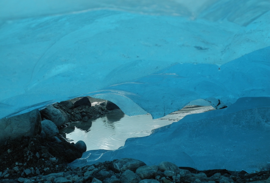 schmelzendes Gletschereis