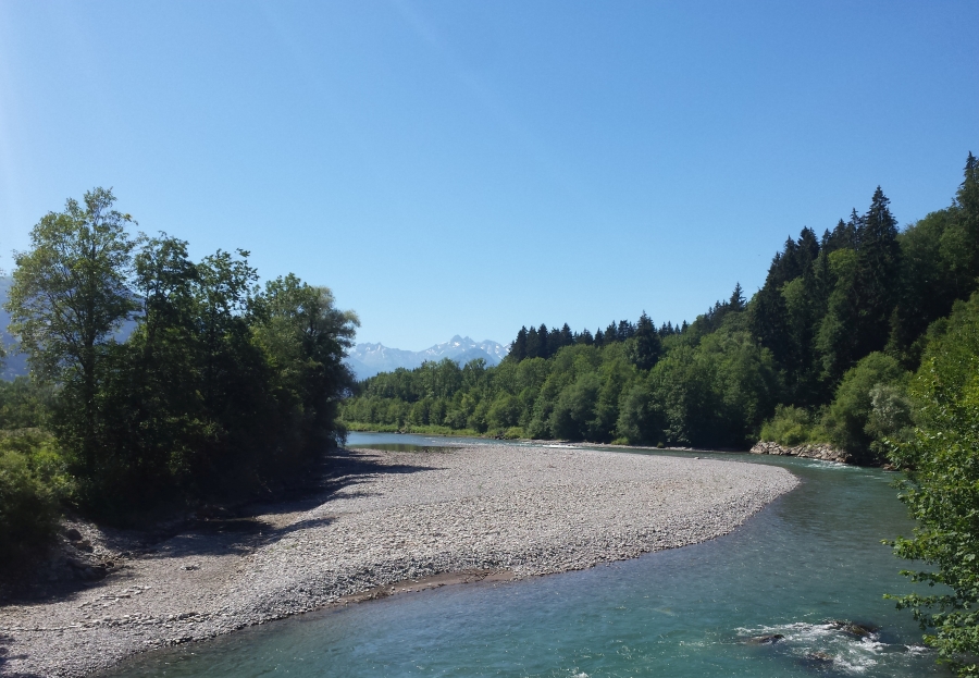 Iller bei Sonthofen Iller bei Sonthofen