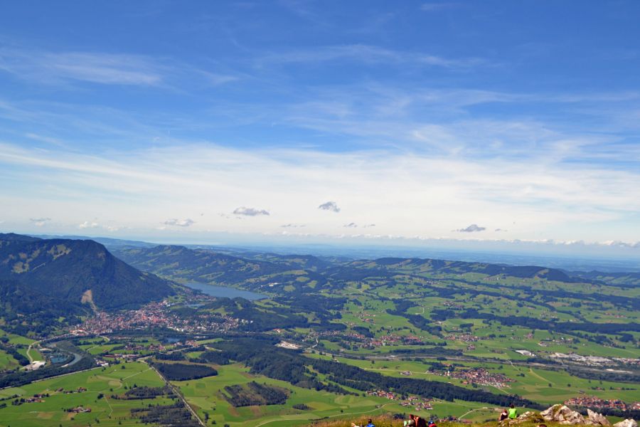 Blick vom Grünten auf das Oberallgäu Blick vom Grünten auf das Oberallgäu