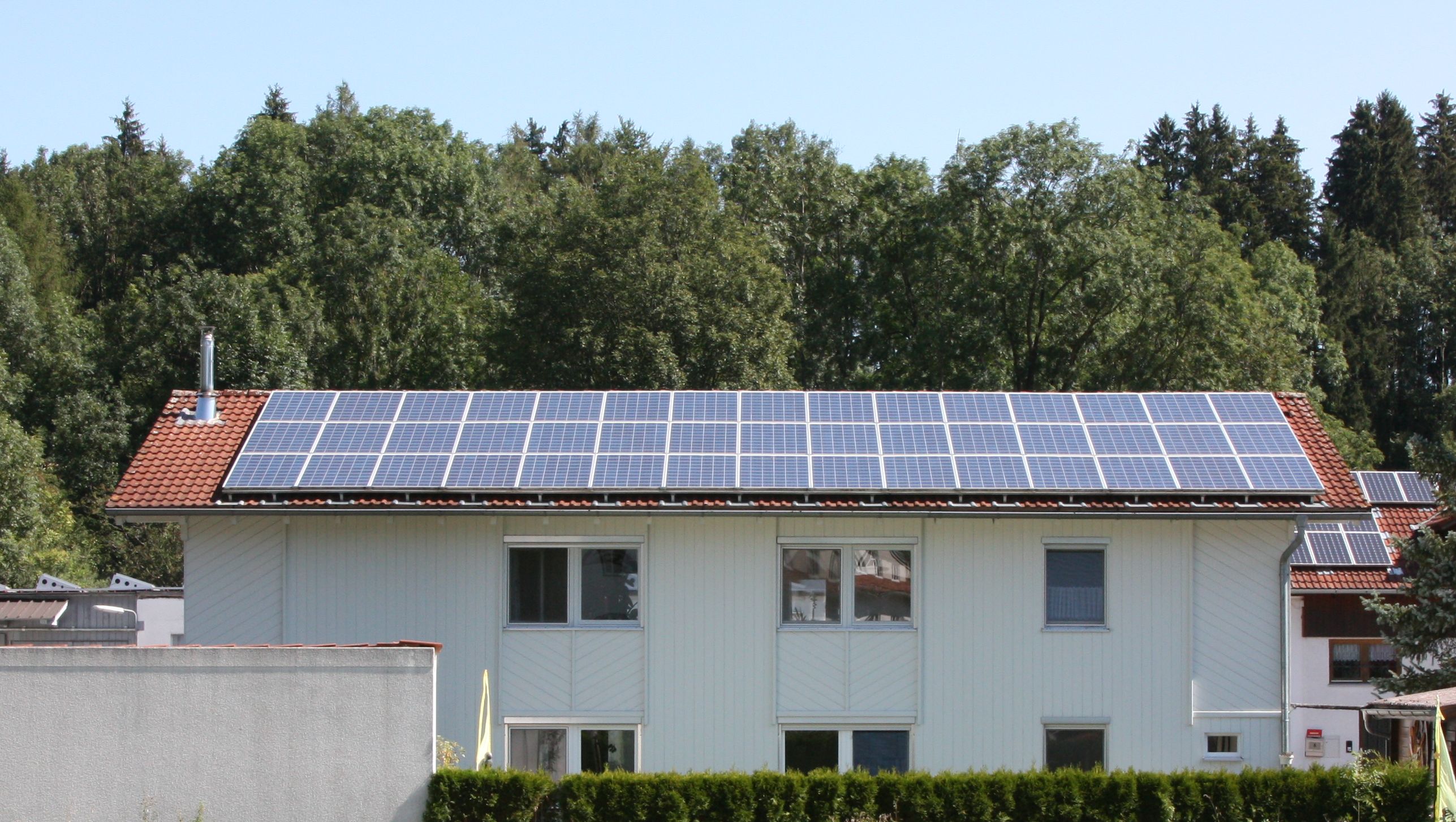 Solaranlage auf dem Firmendach