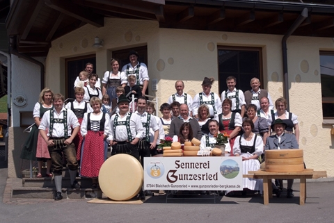 Team der Sennerei Gunzesried