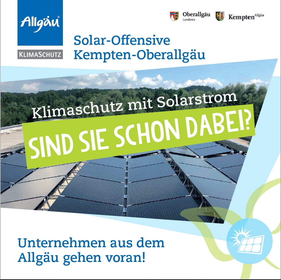 Borschüre Solarstrom in Unternehmen