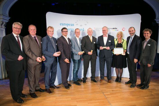 Auszeichnung der eea-Gold-Kommunen in Baden bei Wien! Mit 93,2 Punkten durfte die Gemeinde Wildpoldsried die bisher höchste Punktzahl im eea feiern. 